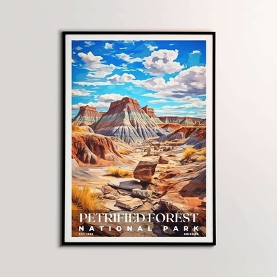Petrified Forest National Park Poster, Travel Art, Office Poster, Home Decor | S6 - image2